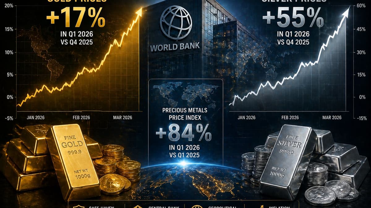 Gold Price Outlook: World Bank Sees 2026 Ceiling Amid Volatility