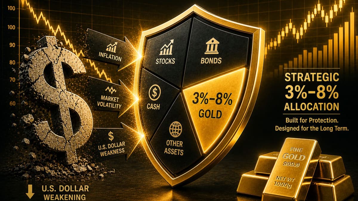 Gold Price Outlook: Why NDR Says Build a 3% to 8% Position Now