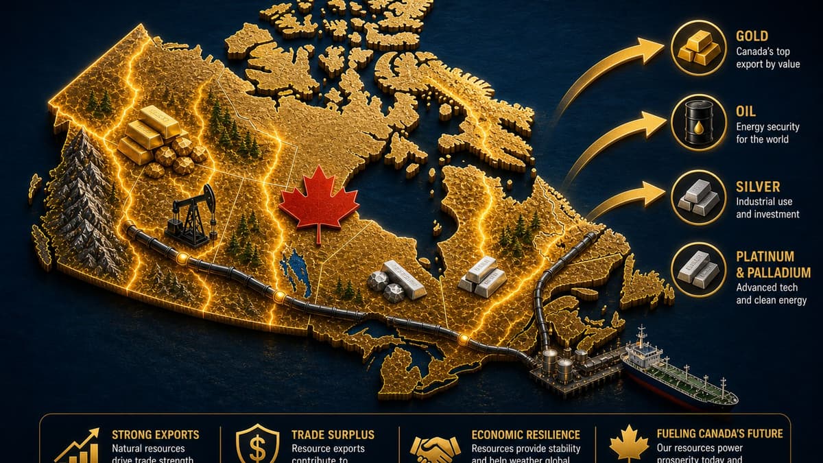 Gold Price Demand Lifts Canada Trade Surplus Amid War Risks