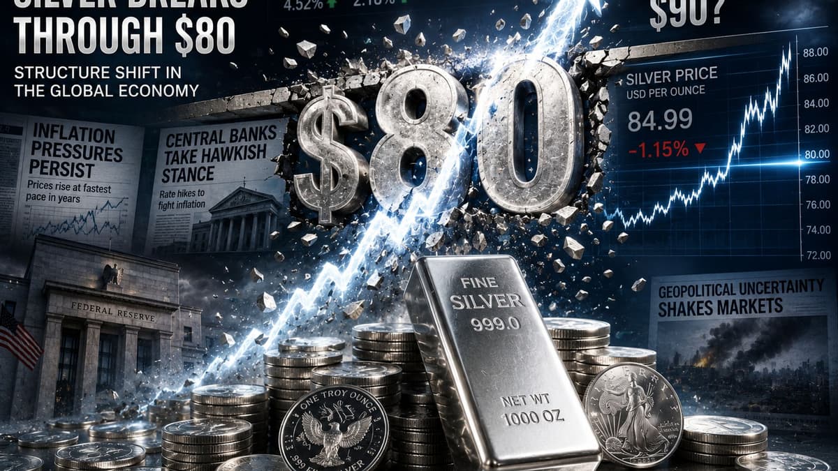 Silver Price Above $80 Signals a Powerful Structural Market Shift