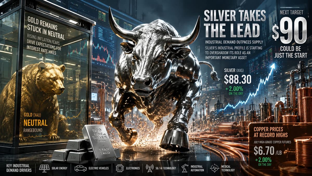 Silver Price Nears $90 as Supply Crunch Fuels Powerful Rally