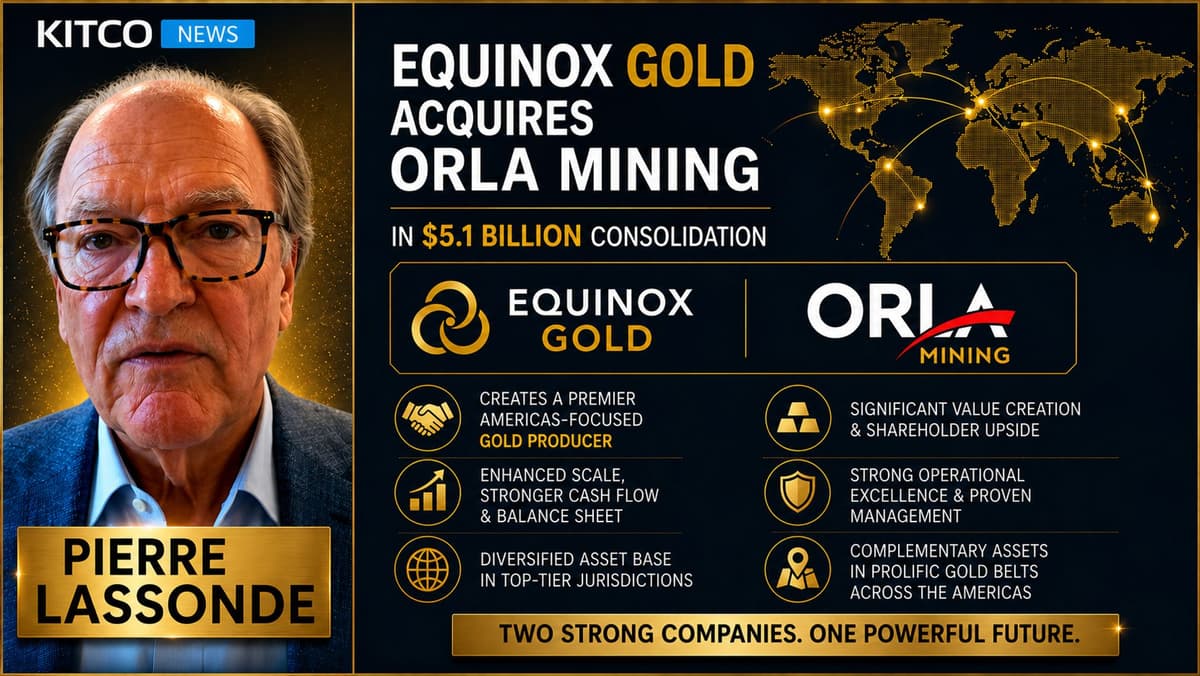 Equinox Gold-Orla Mining Deal Creates a Powerful 1.1M-Ounce Giant
