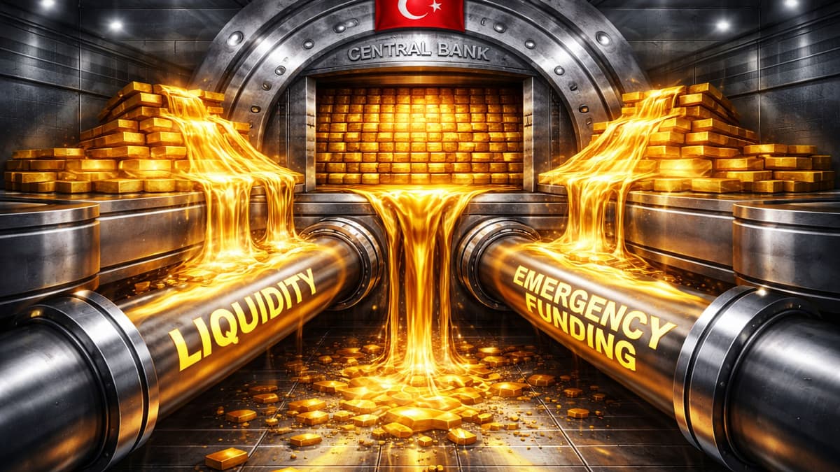 Turkey Gold Reserves Drop 58.4 Tonnes in Emergency Selloff