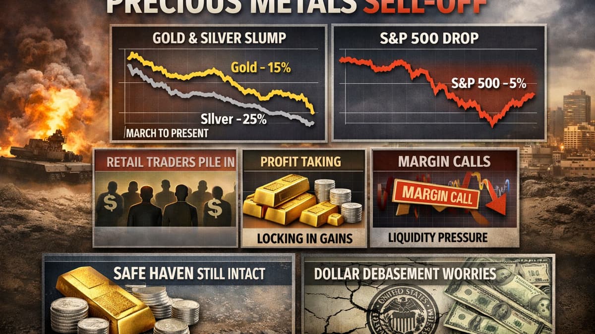Gold Price Fall Explained: Brookings Sees Retail-Driven Shakeout