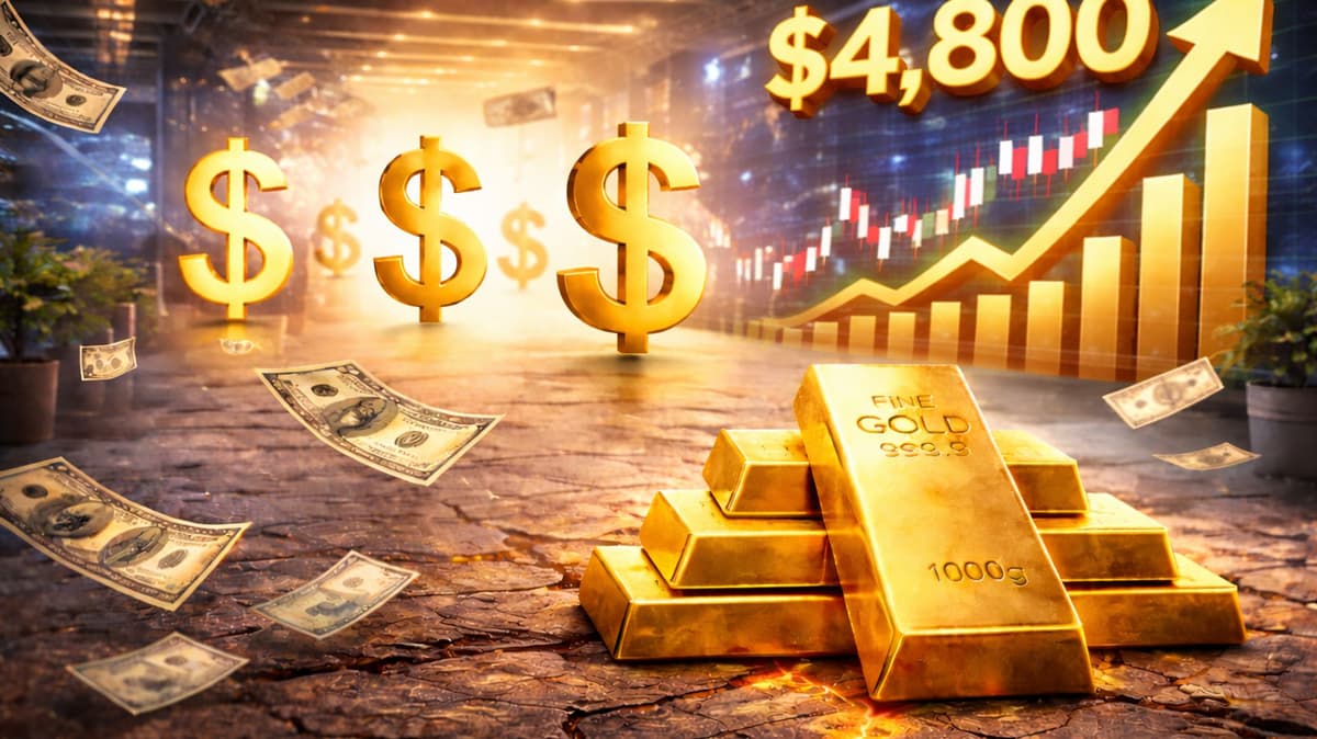 Gold Price Struggles at $4,800 as Peace Hopes Cap Bullion