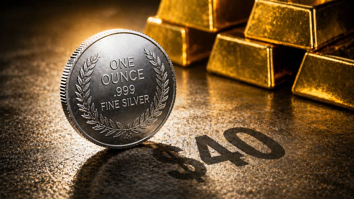 Silver Fair Value Near $40, But Gold Support Keeps Bullion Firm