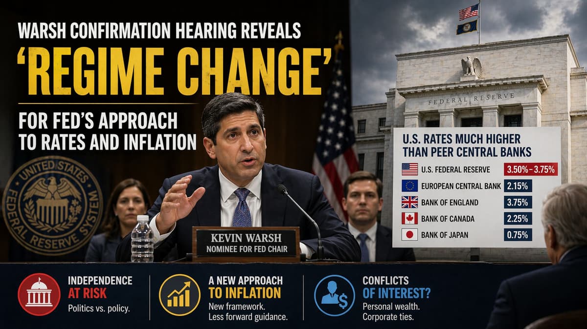 Fed Rate Regime Change? Warsh Hearing Raises Market Stakes