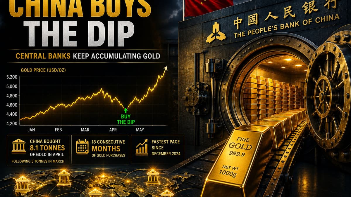 Gold Price Holds Above $4,700 as China Buys the Dip