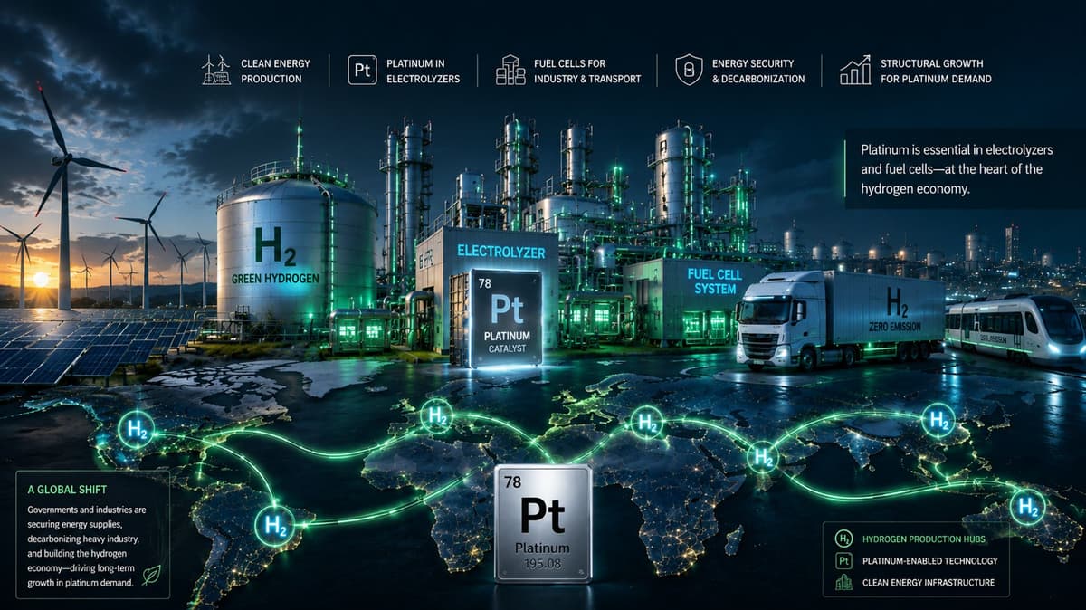 Platinum Demand Could Surge on Hydrogen Economy Shift: WPIC