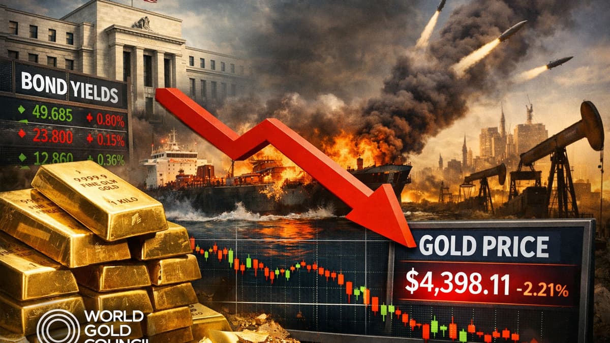 Gold Price Slide Deepens as WGC Warns of 2008-Style Stress
