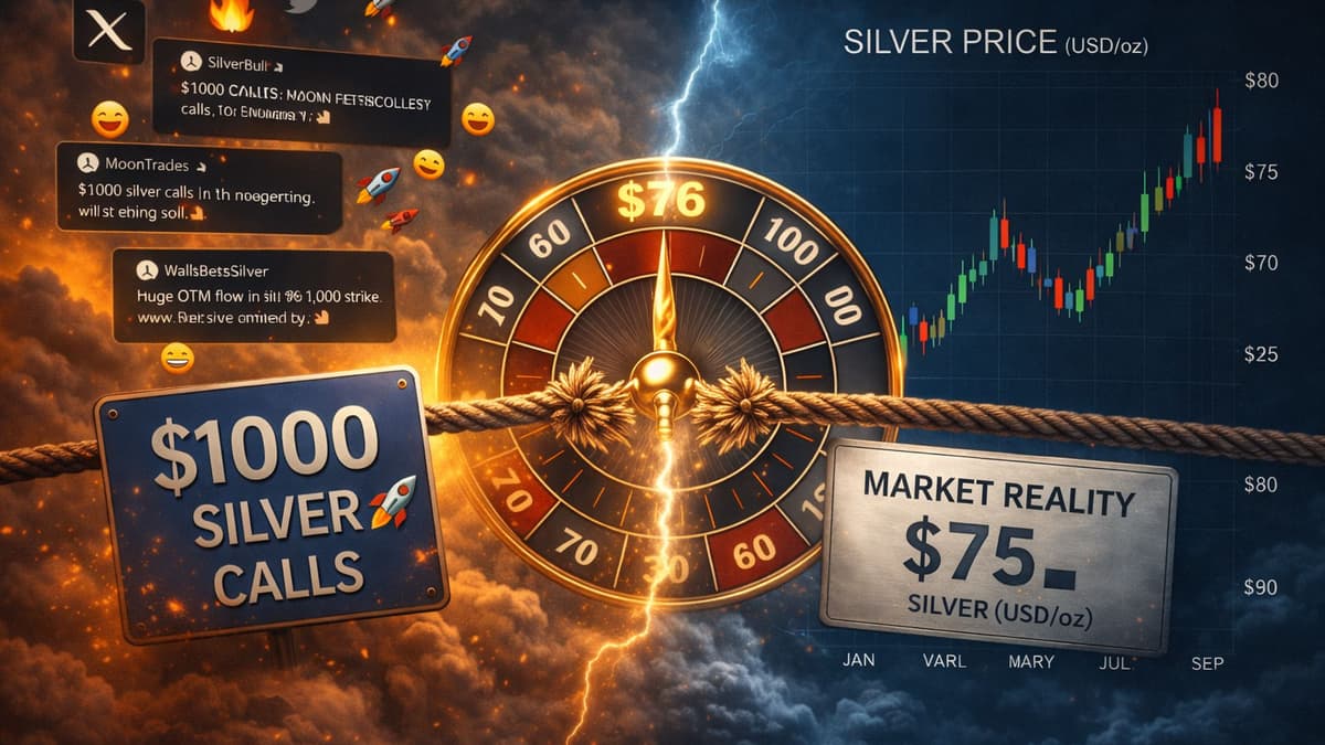 Silver Price at $75: Analysts Blast $1,000 Call Option Hype
