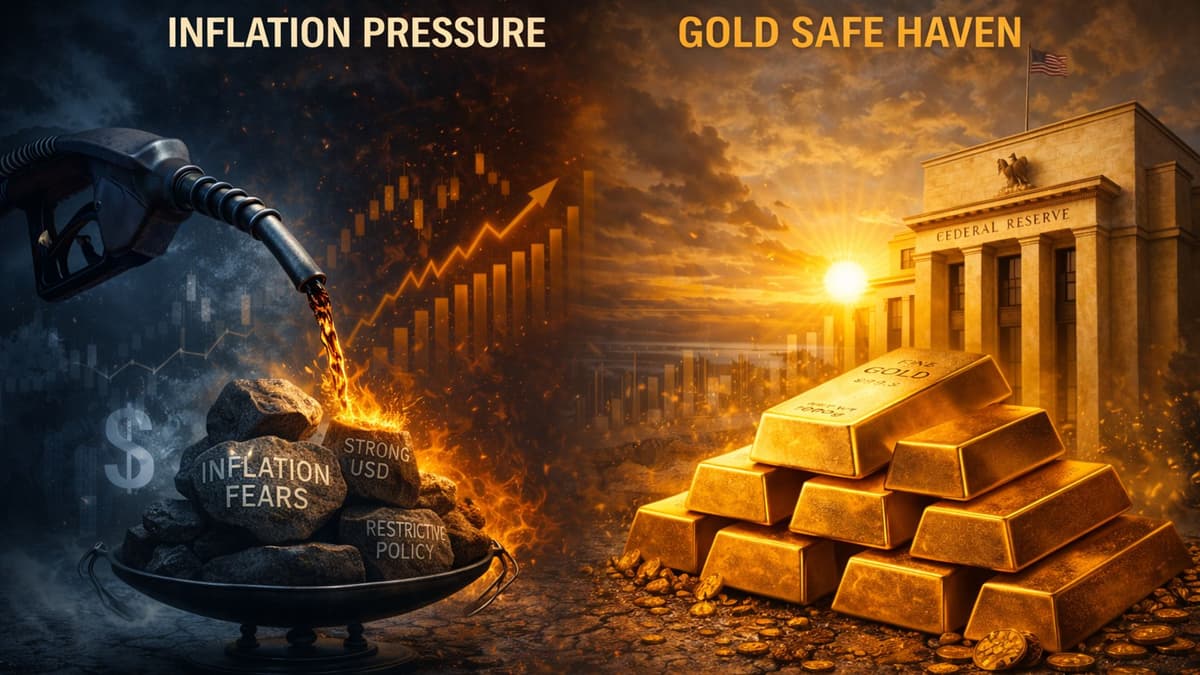 Gold Price Under Pressure as Central Banks Stay Hawkish