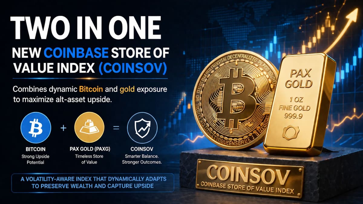 Gold Price Meets Bitcoin in Coinbase’s Bold New Store-of-Value Index