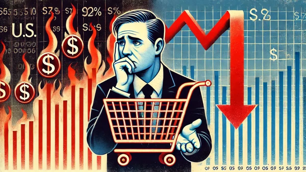 Gold Price Rises as US Consumer Sentiment Crashes to 47.6